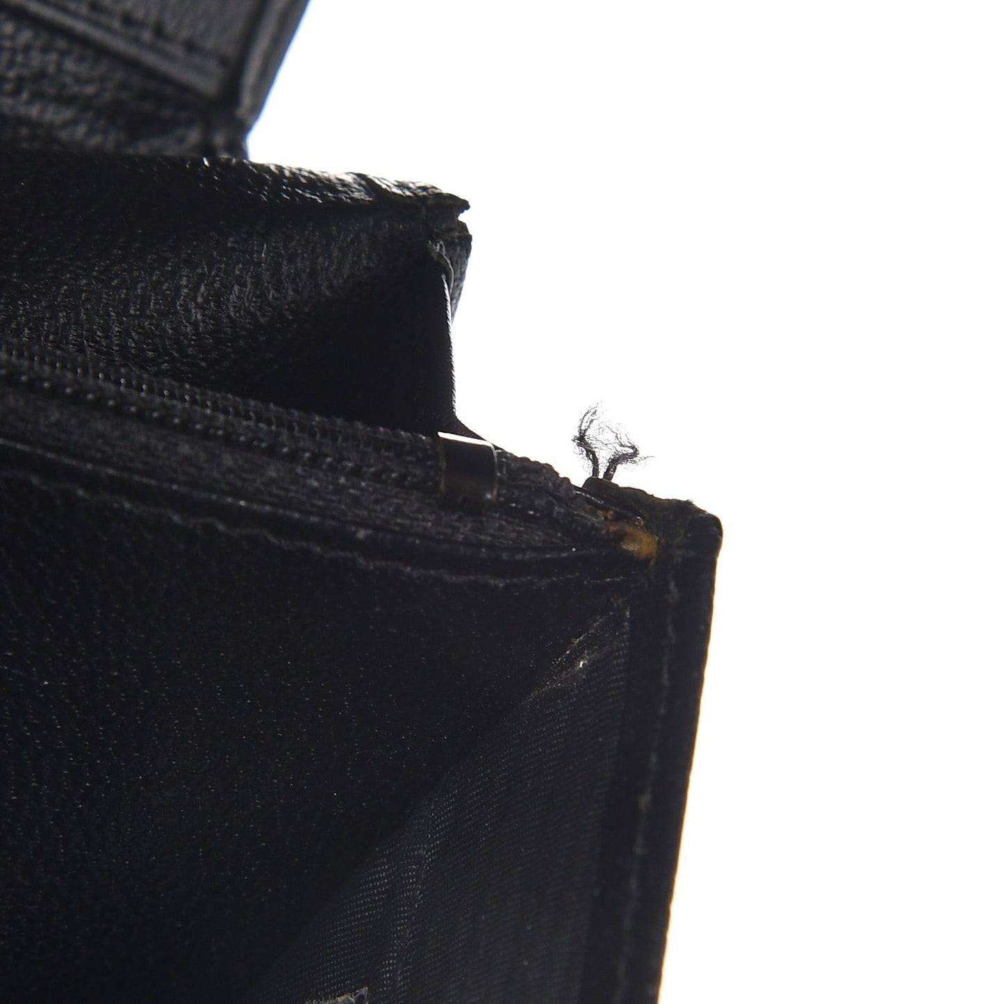 Goatskin Yen Wallet Black