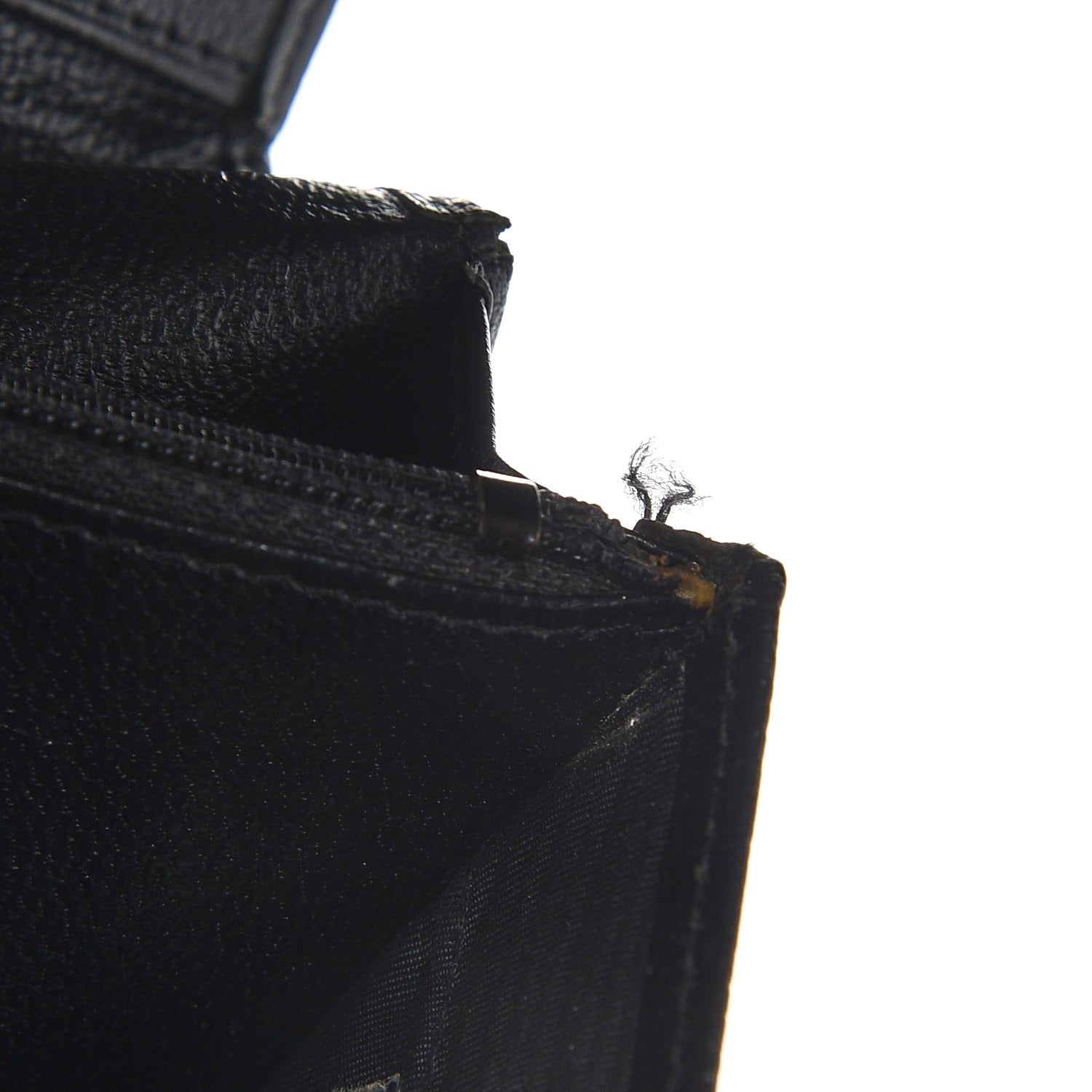 Chanel Goatskin Yen Wallet Black 12 of 13