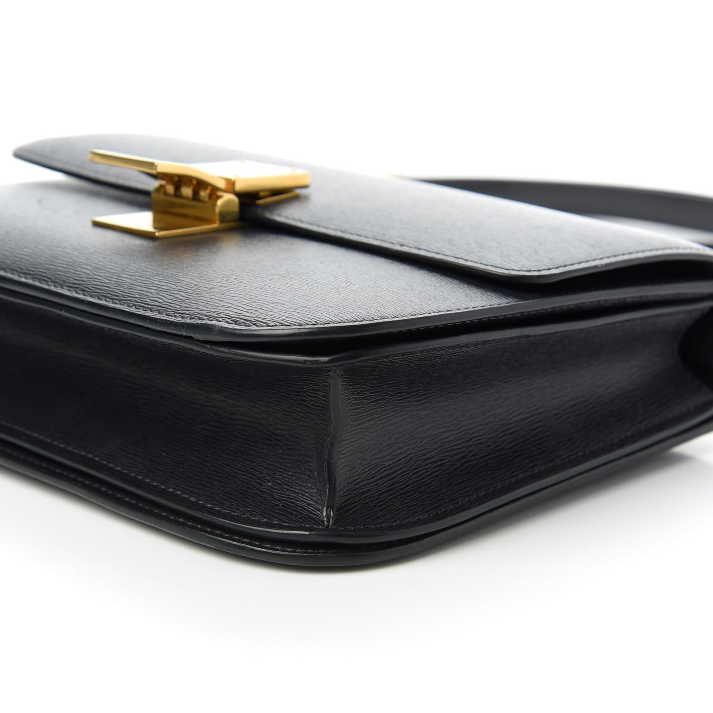 Liege Calfskin Medium Classic Box Flap Bag Anthracite