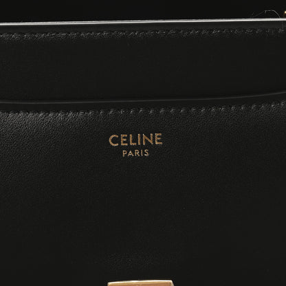 Celine Satinated Calfskin Small 16 Top Handle Bag Black 6 of 9