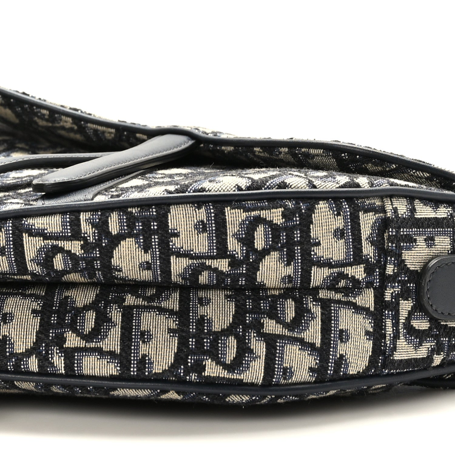 Christian Dior Oblique Saddle Bag Blue 9 of 9