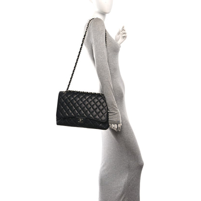 Chanel Caviar Maxi Single Flap Black 2 of 10