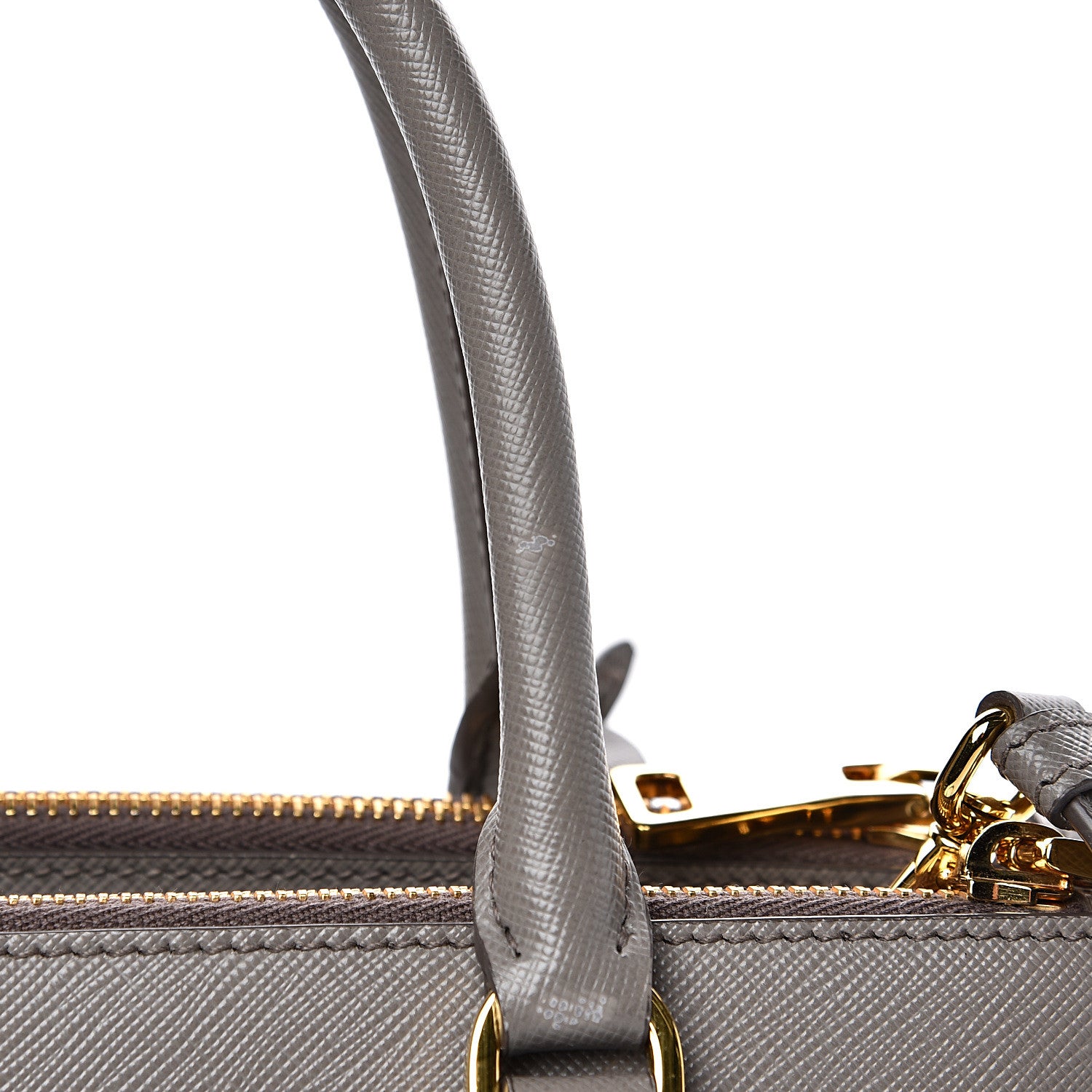 Prada Saffiano Small Galleria Double Zip Tote Argilla 10 of 10