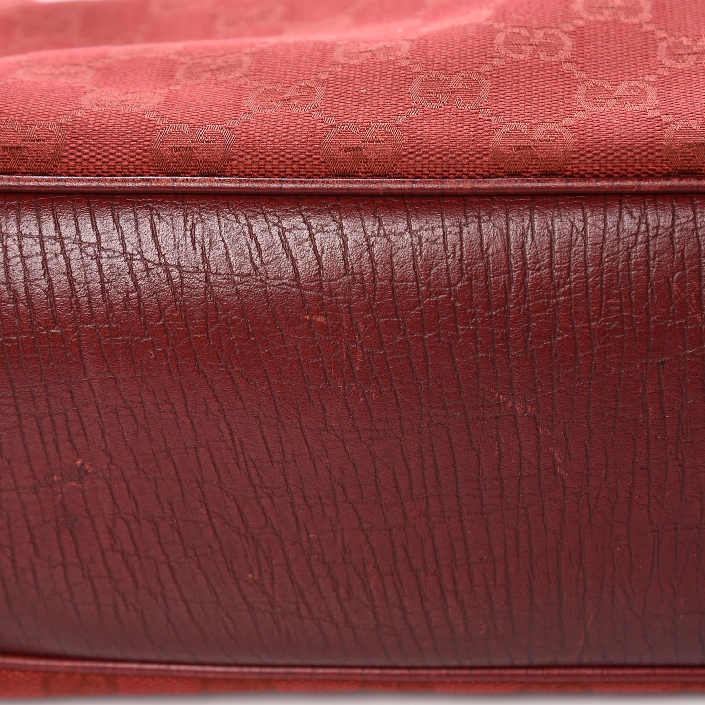 Monogram Small Bamboo Tote Red