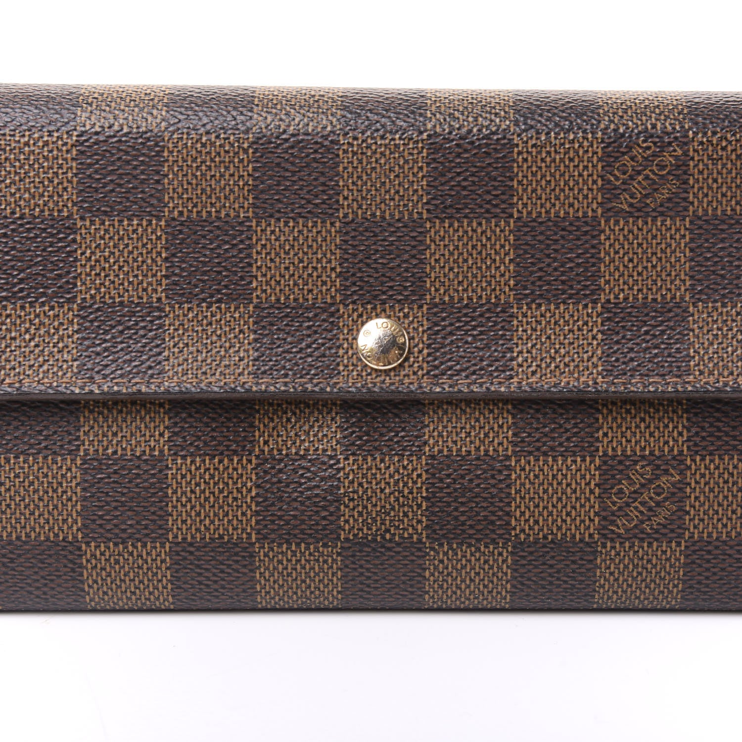 Louis Vuitton Damier Ebene Sarah Wallet 9 of 10