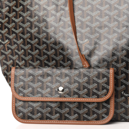 Goyard Goyardine Saint Louis GM Black Gold 10 of 12