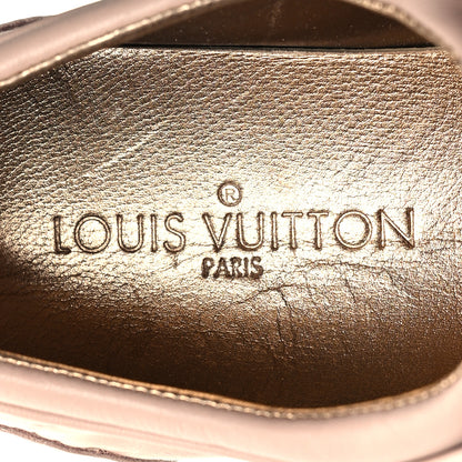 Louis Vuitton Nubuck Embossed Monogram Popincourt Sneakers 39 Pink 7 of 7