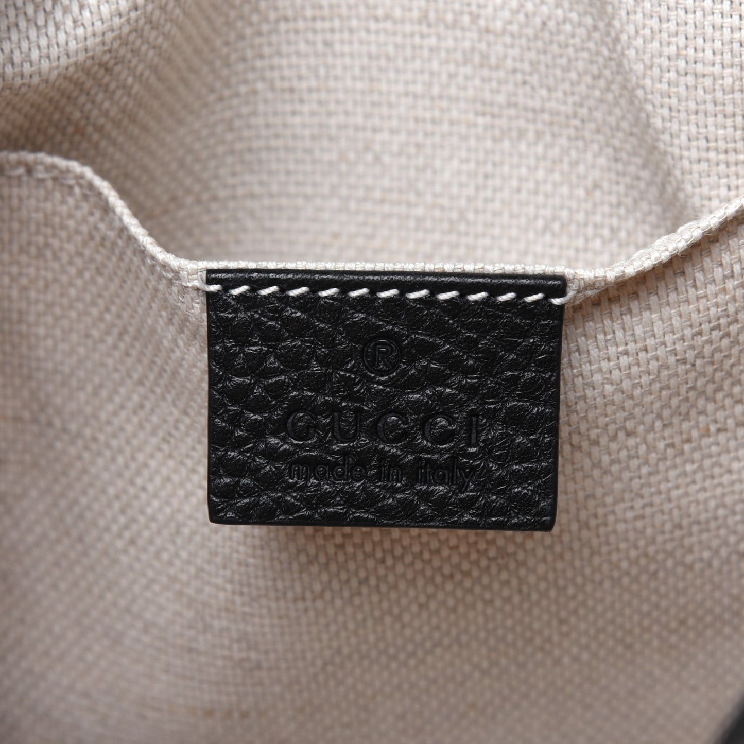Pebbled Calfskin Small Soho Disco Bag Black