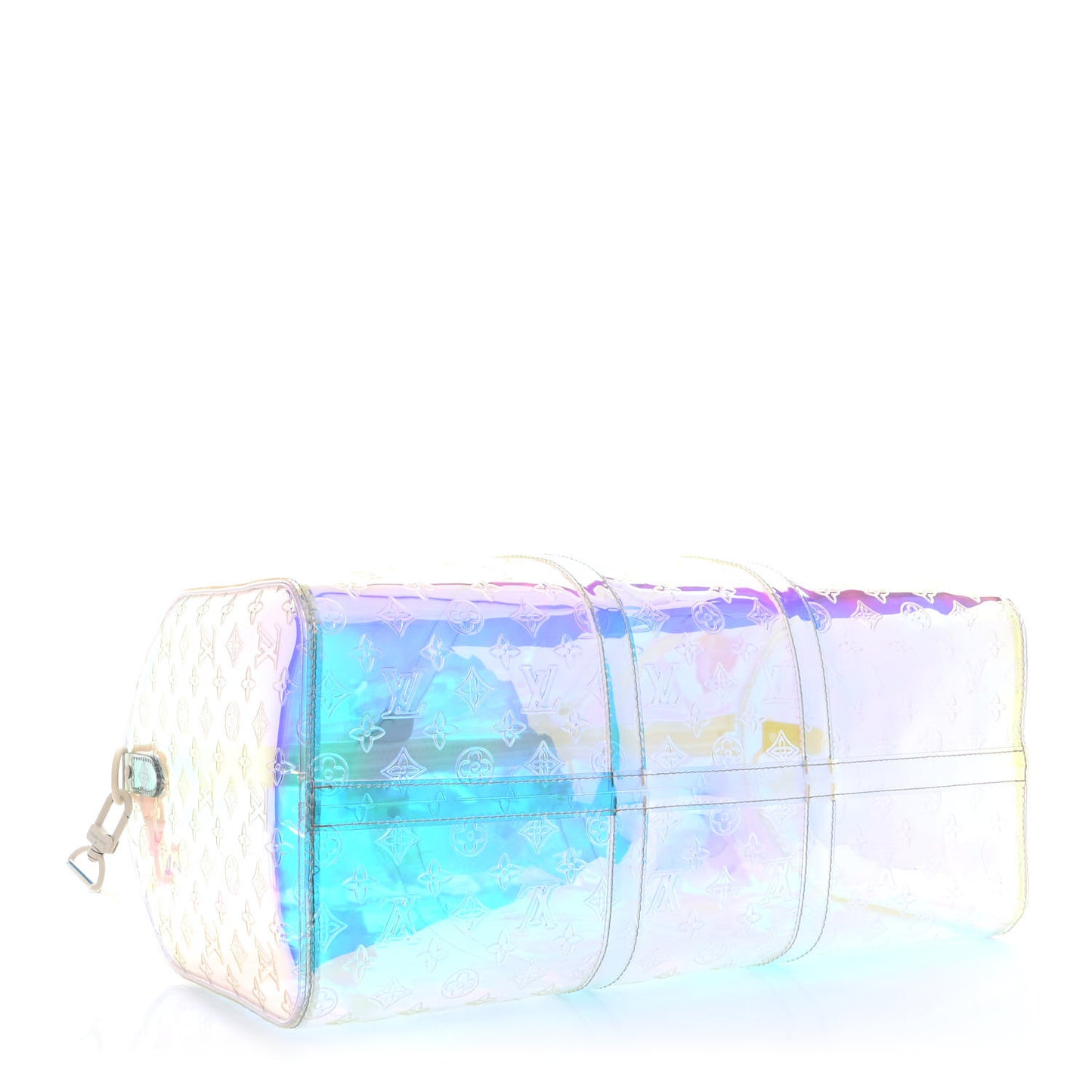 PVC Monogram Keepall Bandouliere 50 Iridescent Prism