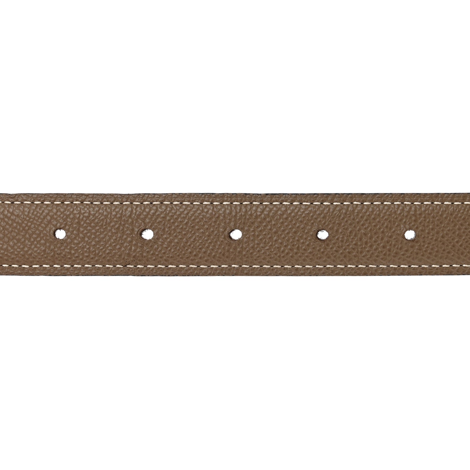 Hermes Swift Epsom 24mm Belt Strap 90 36 Black Etoupe 3 of 6