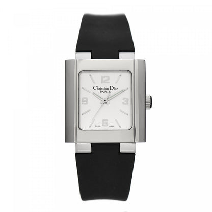 Christian Dior Stainless Steel Rubber 24mm Riva Quartz Watch 1 of 5