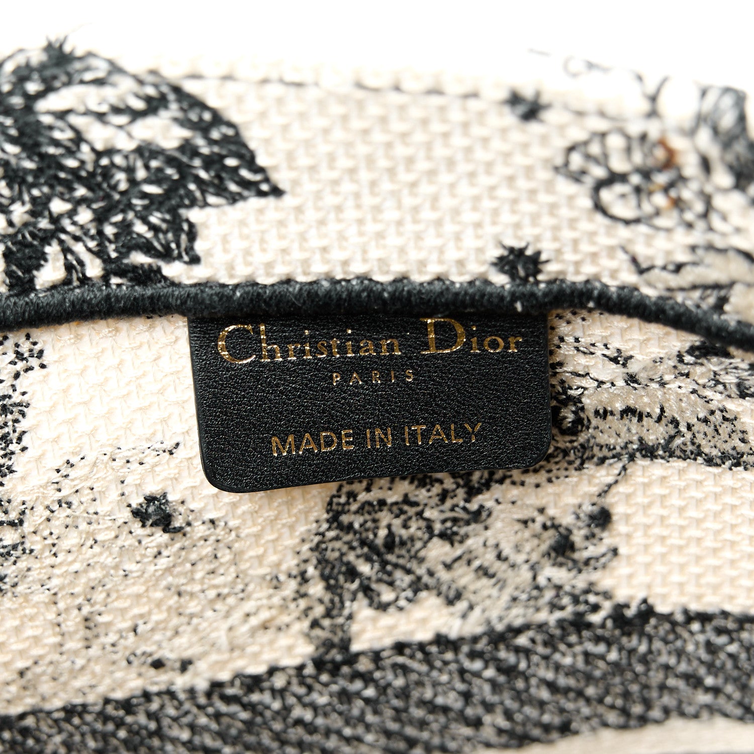 Christian Dior Canvas Zodiac Toile De Jouy Embroidered Medium Book Tote Latte 5 of 9