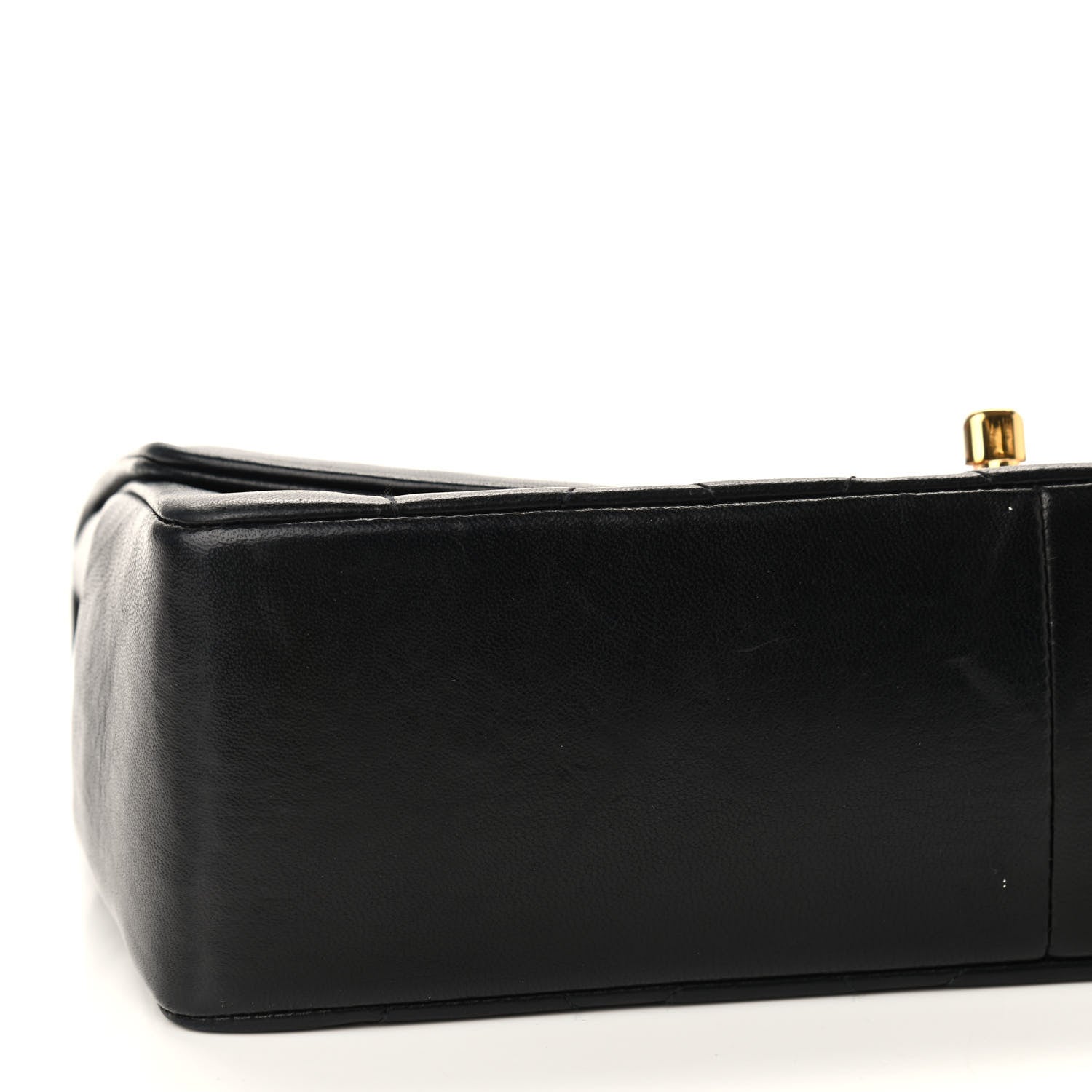Chanel Lambskin Quilted Medium Single Flap Black 9 of 10