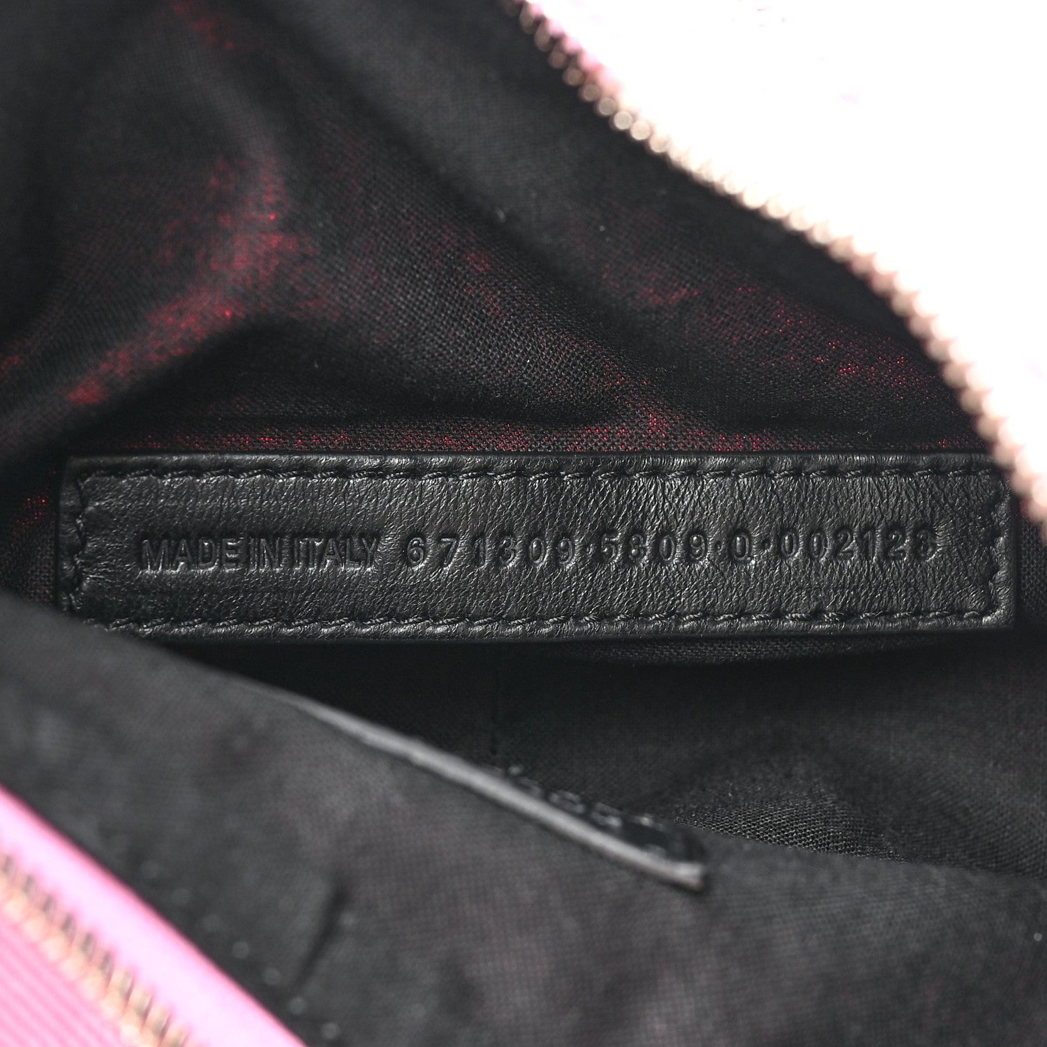 Balenciaga Washed Frayed Denim Crystal Le Cagole Shoulder Bag XS Denim Pink 7 of 14