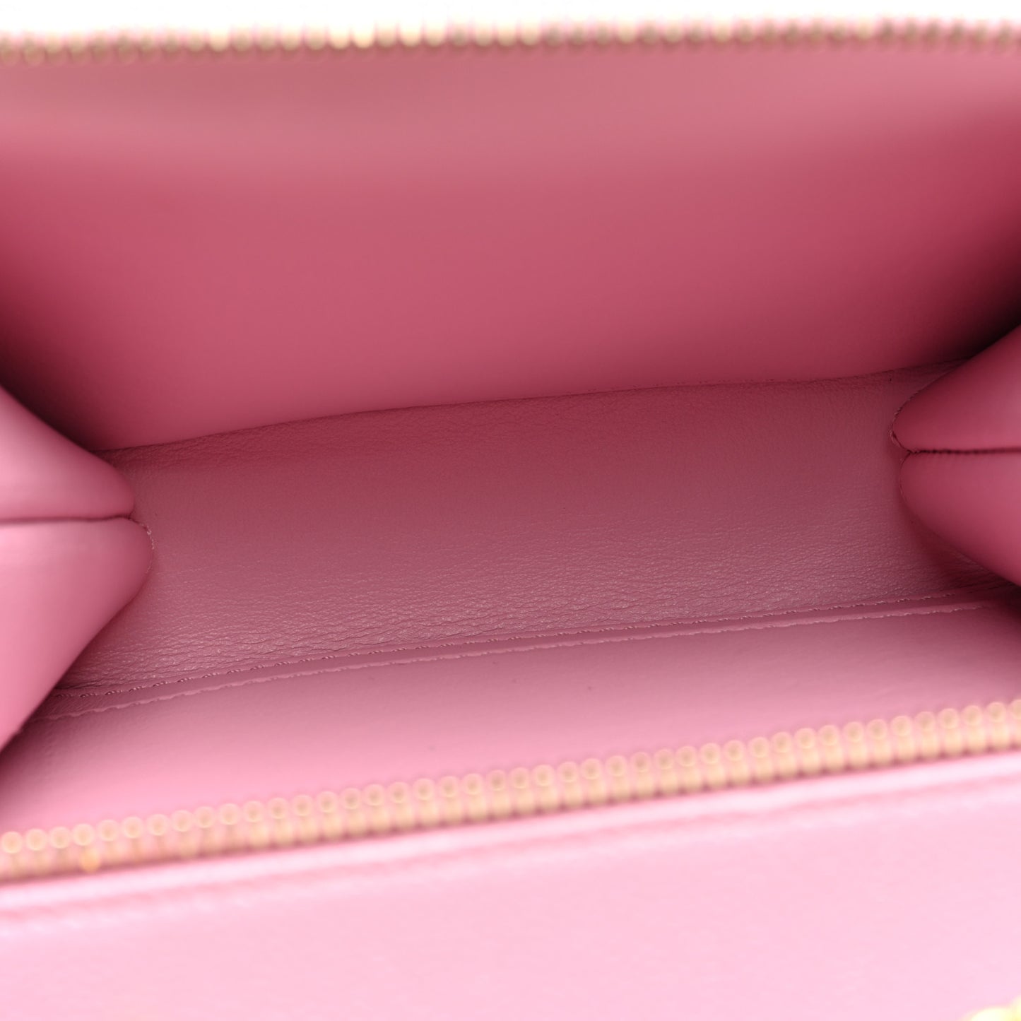 Caviar Quilted Pick Me Up Mini Vanity Case Pink