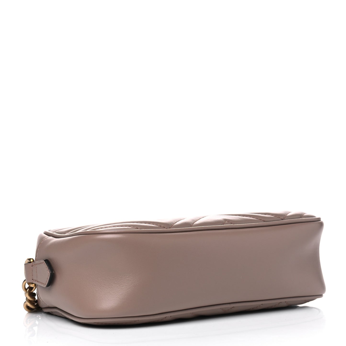 Calfskin Matelasse Small GG Marmont Chain Shoulder Bag Porcelain Rose