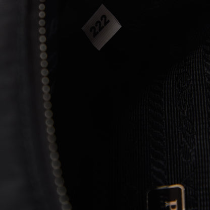 Prada Tessuto Nylon Saffiano Mini Re-Edition 2005 Bag Black 10 of 11