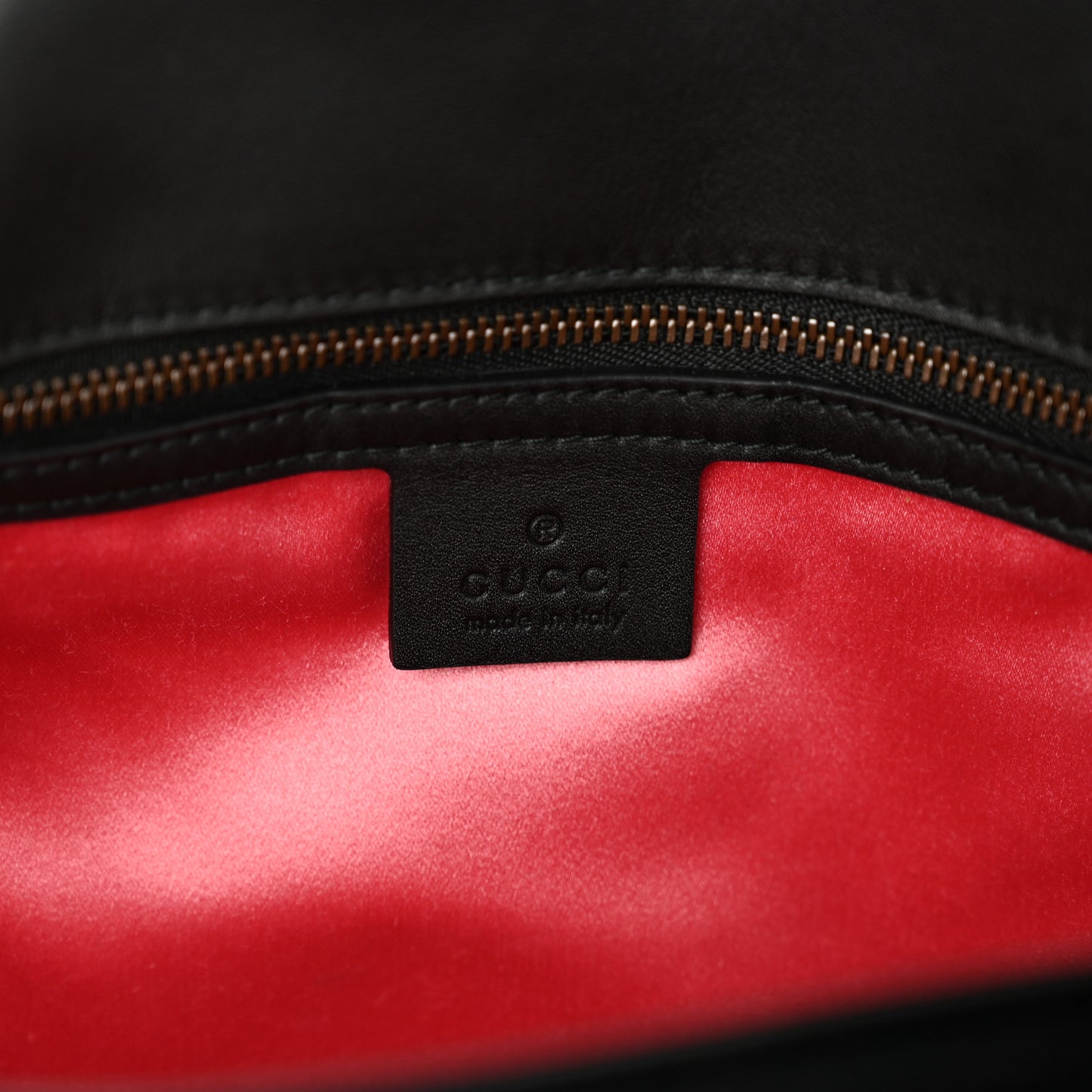 Velvet Matelasse Medium GG Marmont Shoulder Bag Black