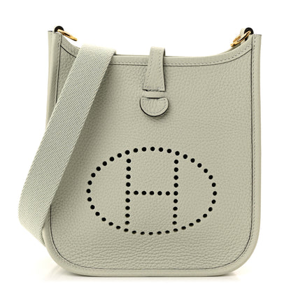 Hermes Taurillon Clemence Amazone Evelyne TPM Gris Neve 1 of 11