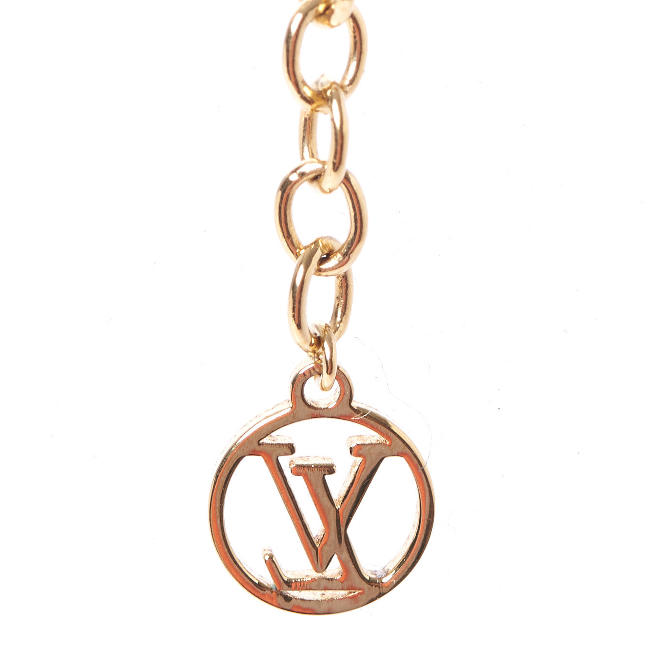 Metal L to V Necklace Gold Silver