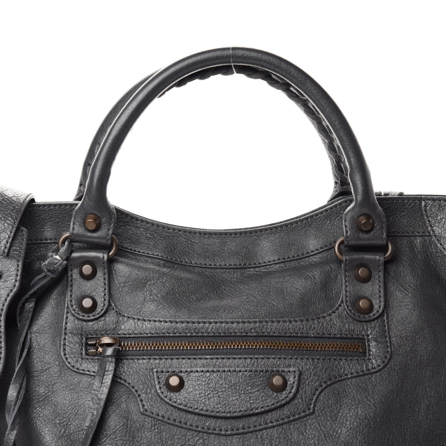 Balenciaga Agneau Classic Hardware City Gris Fossile 10 of 10
