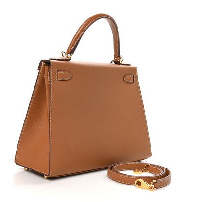 Hermes Epsom Kelly Sellier 28 Gold 3 of 12