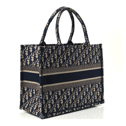 Christian Dior Oblique Medium Book Tote Blue Multicolor 3 of 10