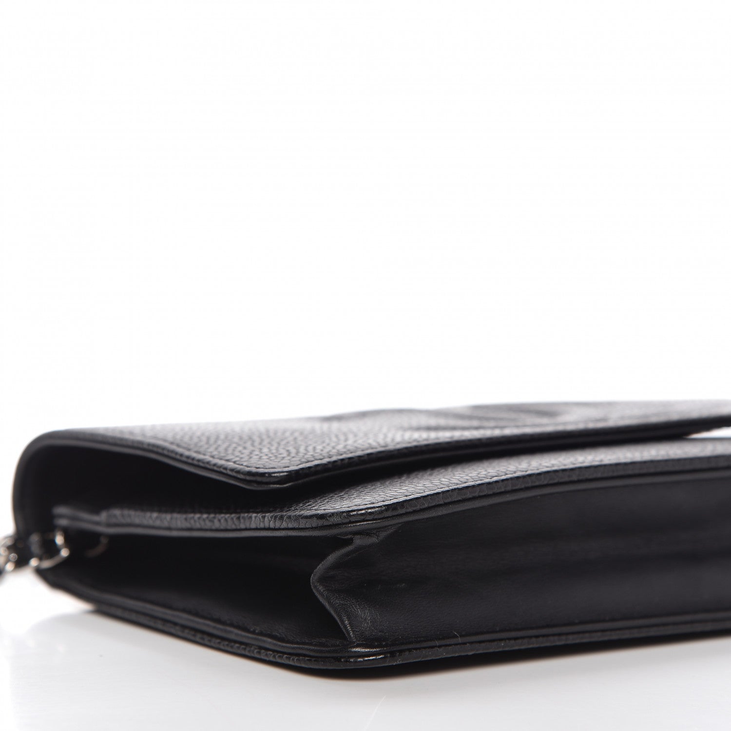 Chanel Caviar Timeless CC Wallet On Chain WOC Black 6 of 11