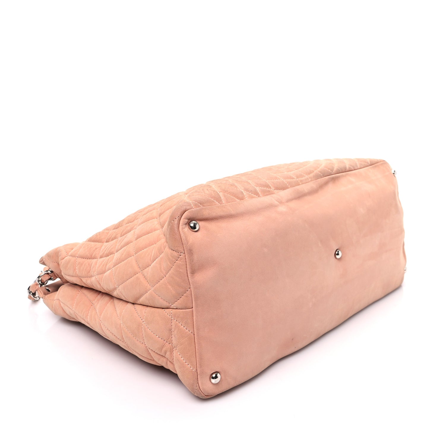 Iridescent Calfskin Large Sea Hit Tote Pink
