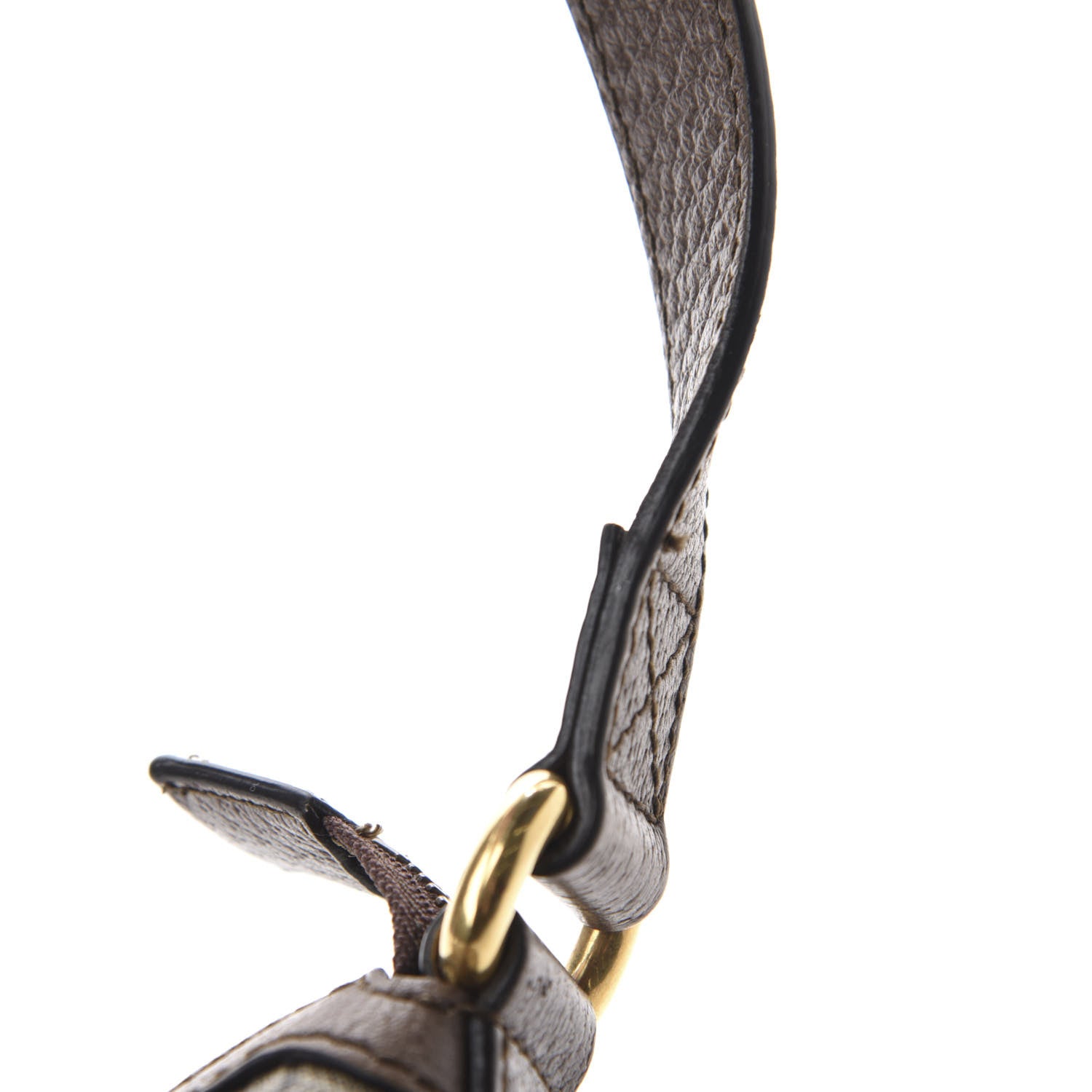 Gucci GG Supreme Monogram Web Small Ophidia Half Moon Hobo Brown 9 of 15