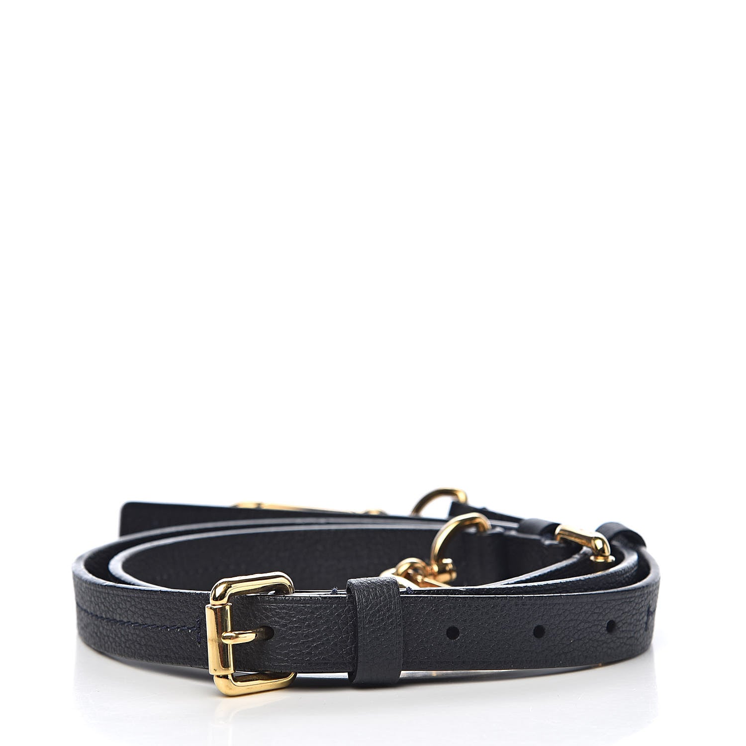 Louis Vuitton Calfskin Speedy Bandouliere Shoulder Strap Black 2 of 2