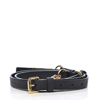 Louis Vuitton Calfskin Speedy Bandouliere Shoulder Strap Black 2 of 2