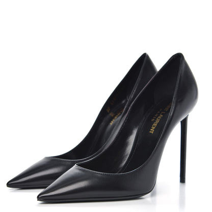 Saint Laurent Calfskin Zoe 105 Pump 36 Black 3 of 9