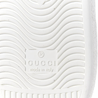 Gucci Calfskin Kingsnake Mens Ace Sneakers 9 Black Multicolor 9 of 11