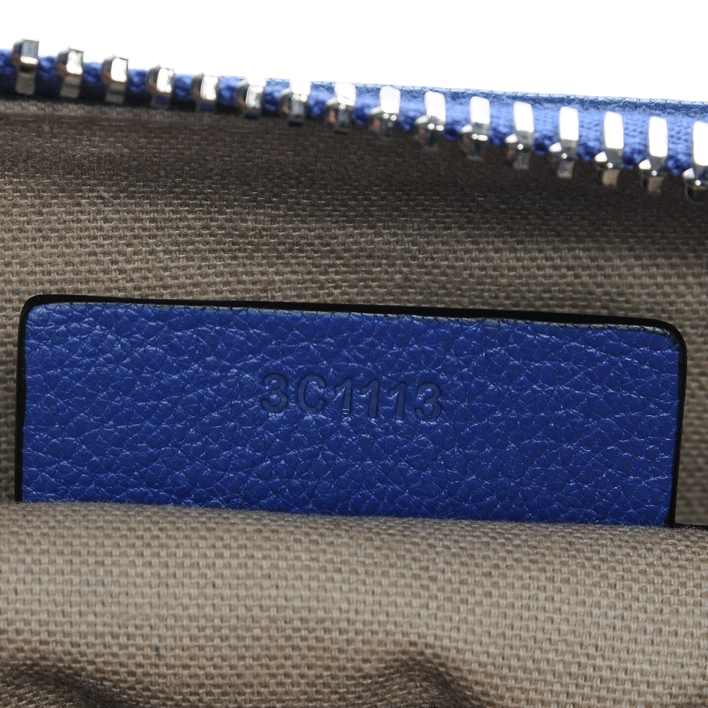 Sugar Goatskin Small Antigona Royal Blue