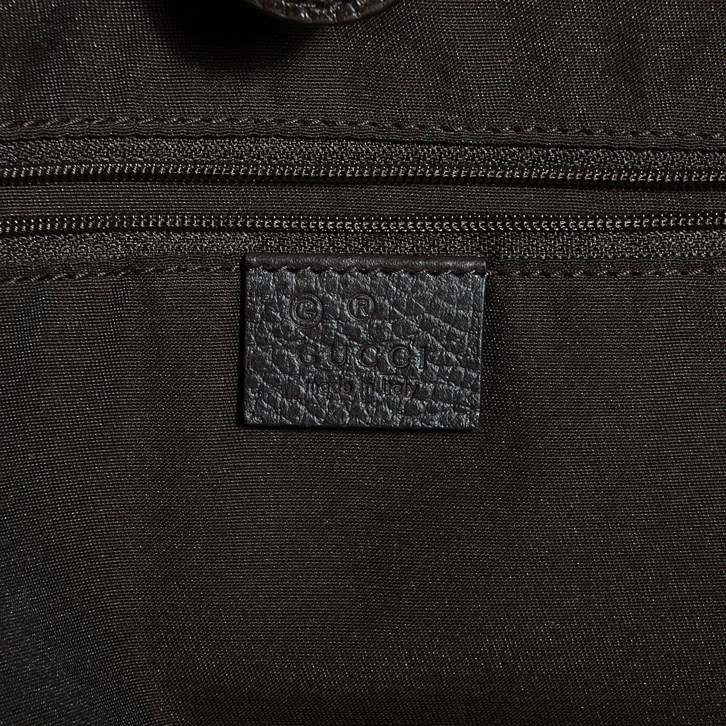 Monogram Dollar Calfskin Large Sukey Tote Beige Ebony Testa di Moro