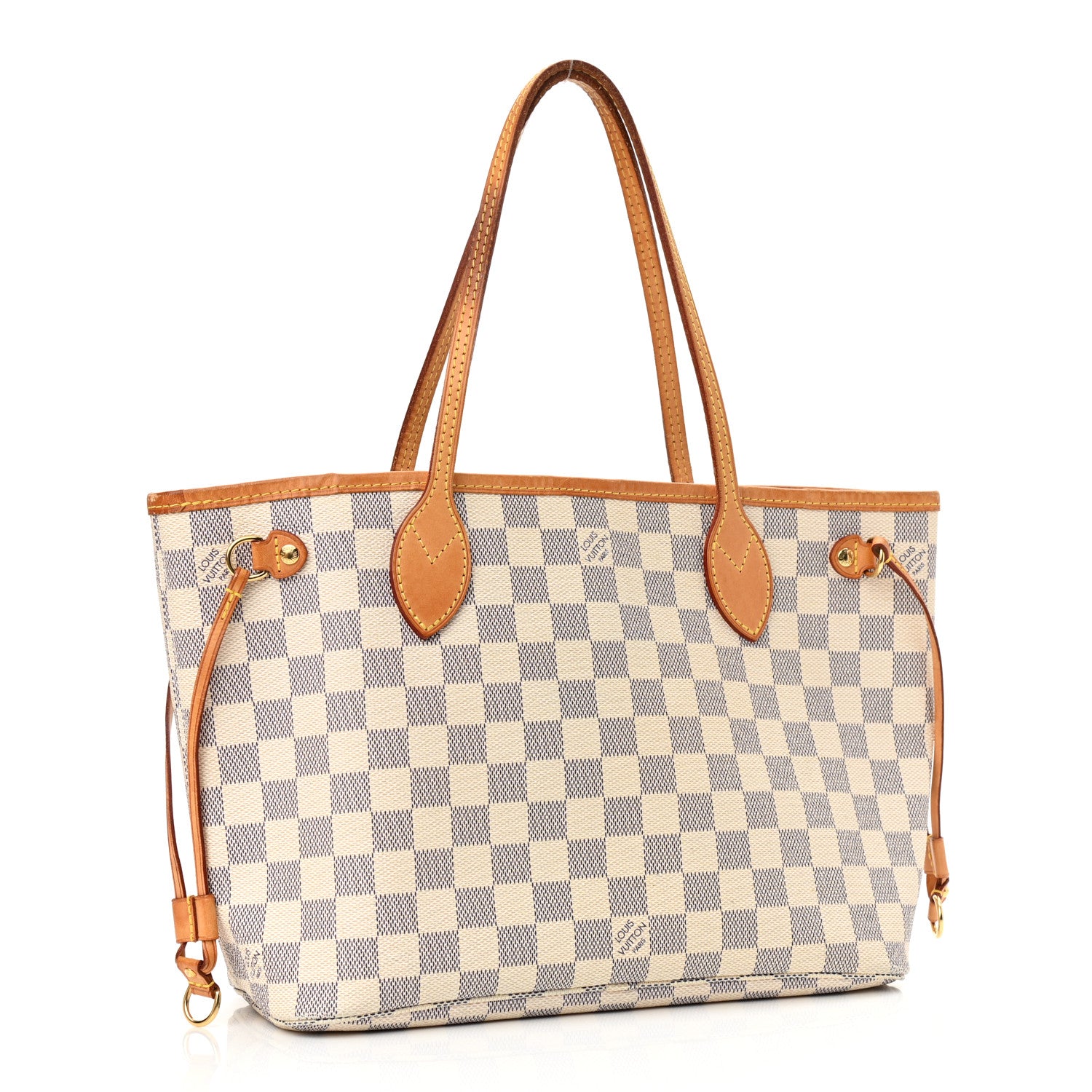 Louis Vuitton Damier Azur Neverfull PM 3 of 14