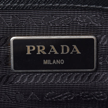 Prada Saffiano Small Galleria Double Zip Tote Black 9 of 13