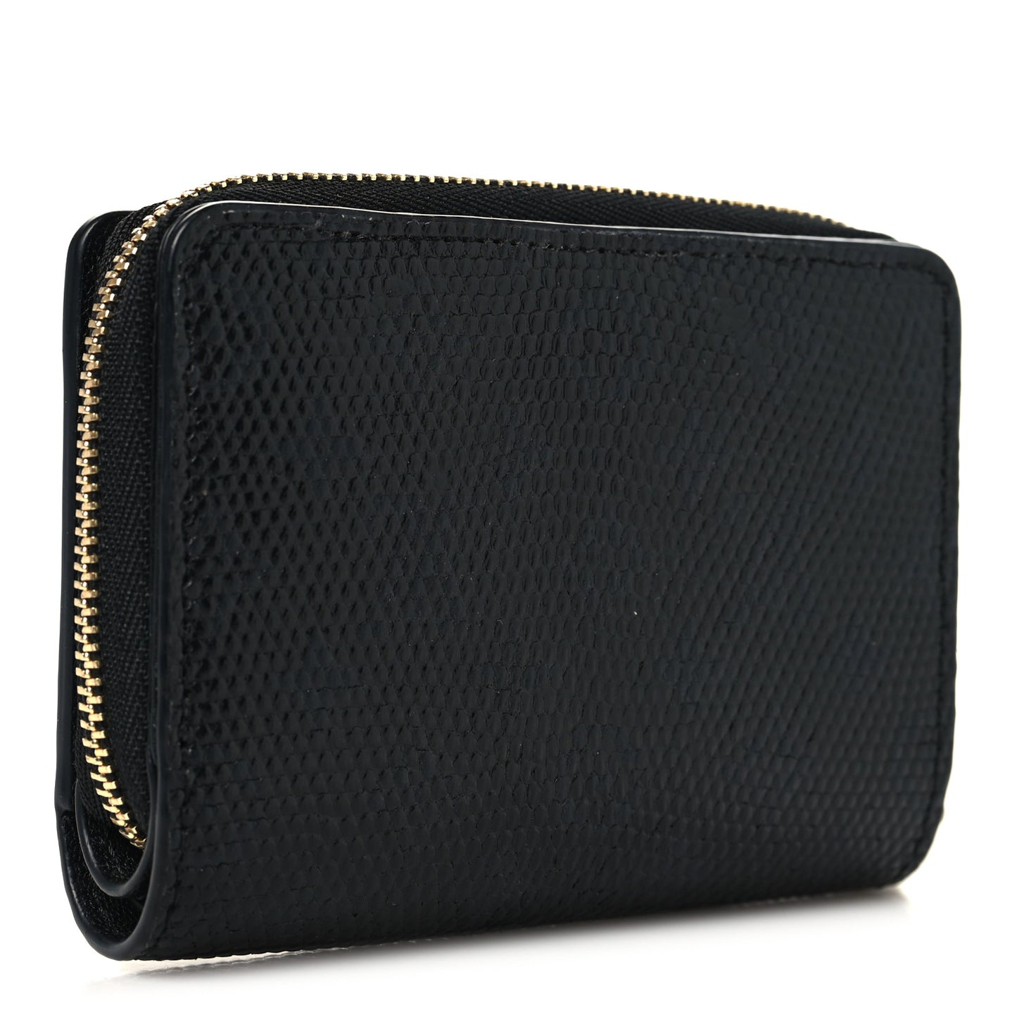 Lizard Monogram Wallet Black