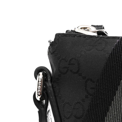 Gucci Nylon Monogram Medium Flat Messenger Bag Black 10 of 10