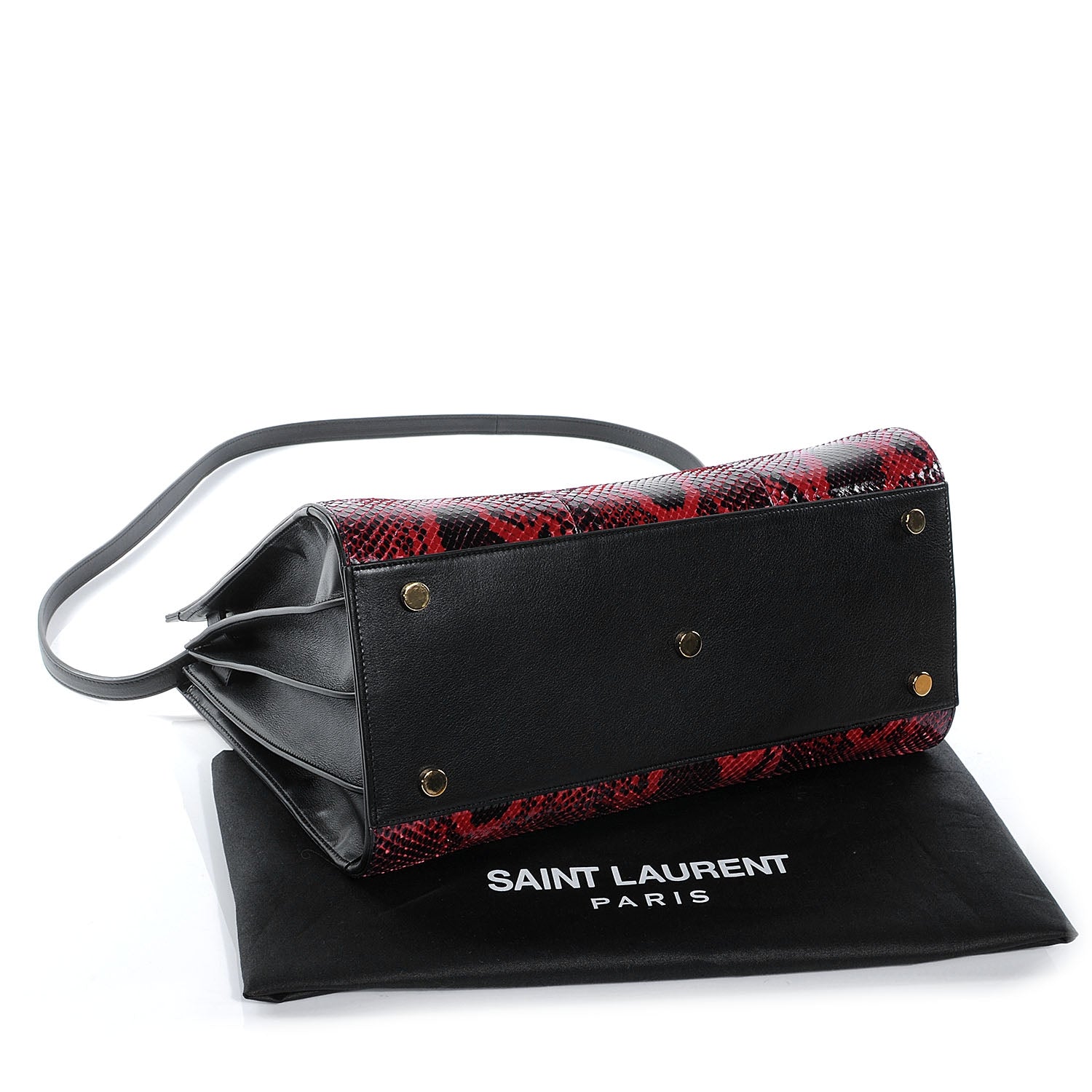 Saint Laurent Python Mini Sac de Jour Tote Ruby 4 of 8