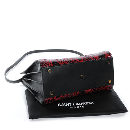 Saint Laurent Python Mini Sac de Jour Tote Ruby 4 of 8