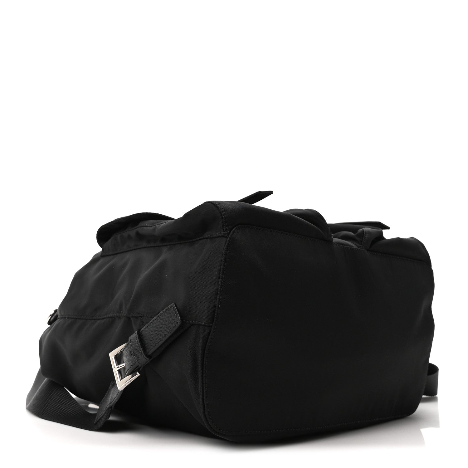 Prada Tessuto Nylon Saffiano Medium Backpack Black 4 of 10