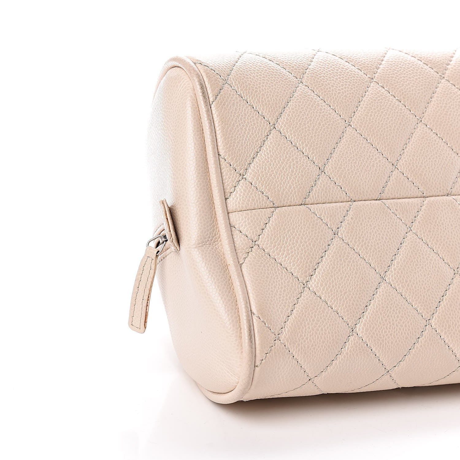 Chanel Caviar Quilted Small Bowler Beige Clair 8 of 11