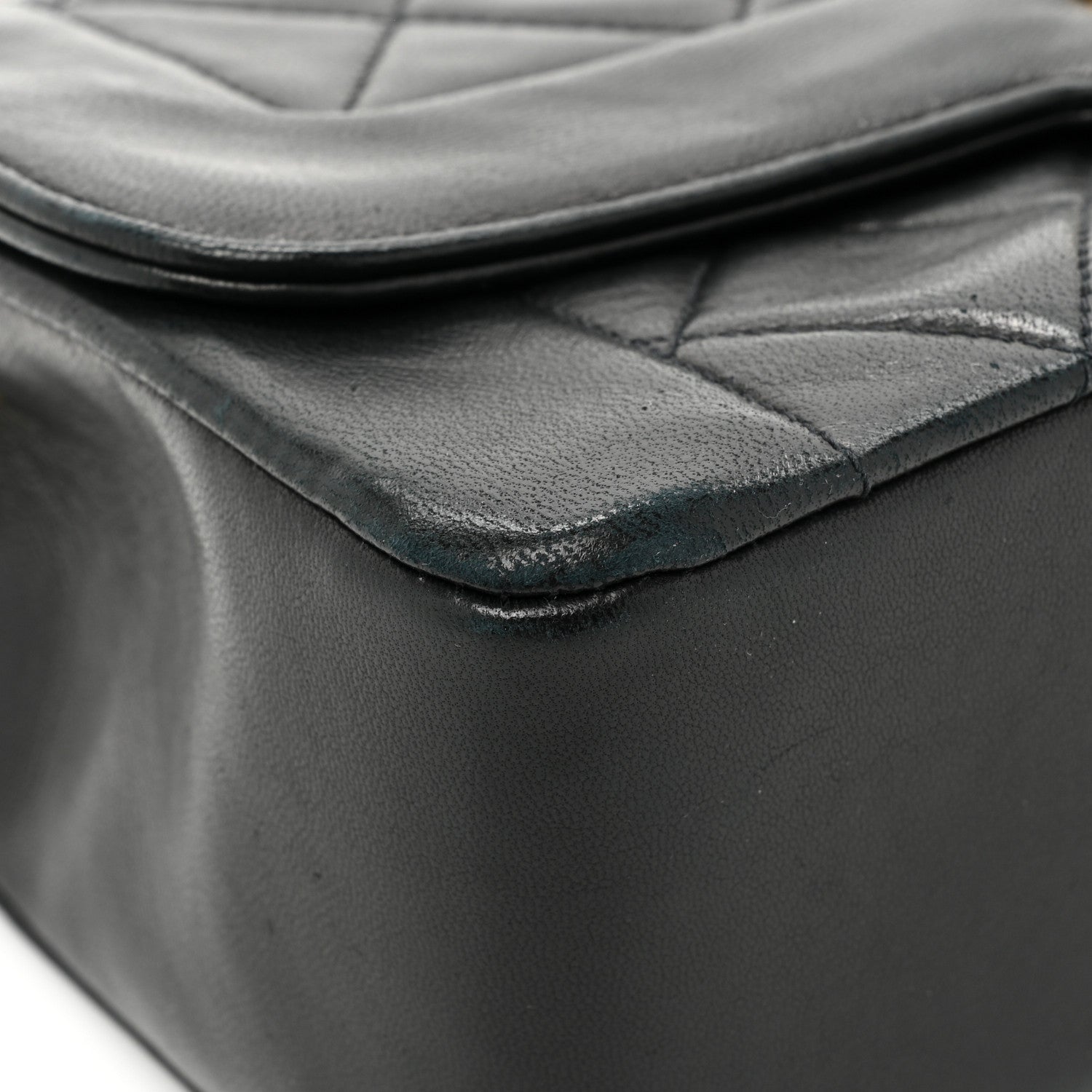 Chanel Lambskin Quilted Small Single Flap Black 12 of 17