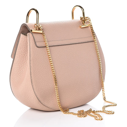 Chloe Grained Goatskin Drew Shoulder Bag Biscotti Beige 3 of 19