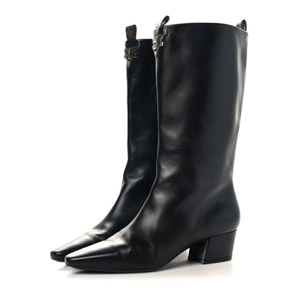 Louis Vuitton Calfskin Nightfall Boots 40 Black 3 of 6