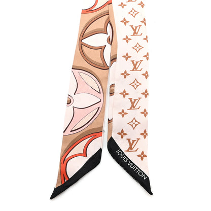 Louis Vuitton Silk Monogram LV Duality BB Bandeau Pink Beige 2 of 4