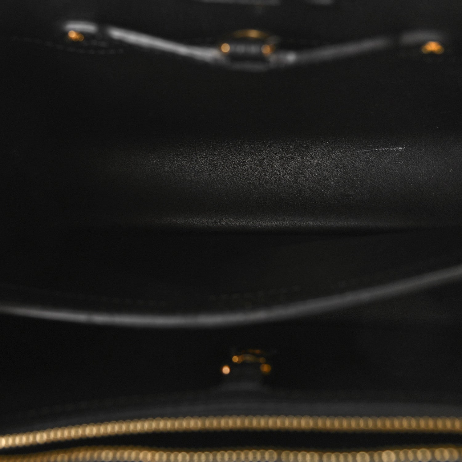 Louis Vuitton Taurillon Studded Capucines PM Black 5 of 8