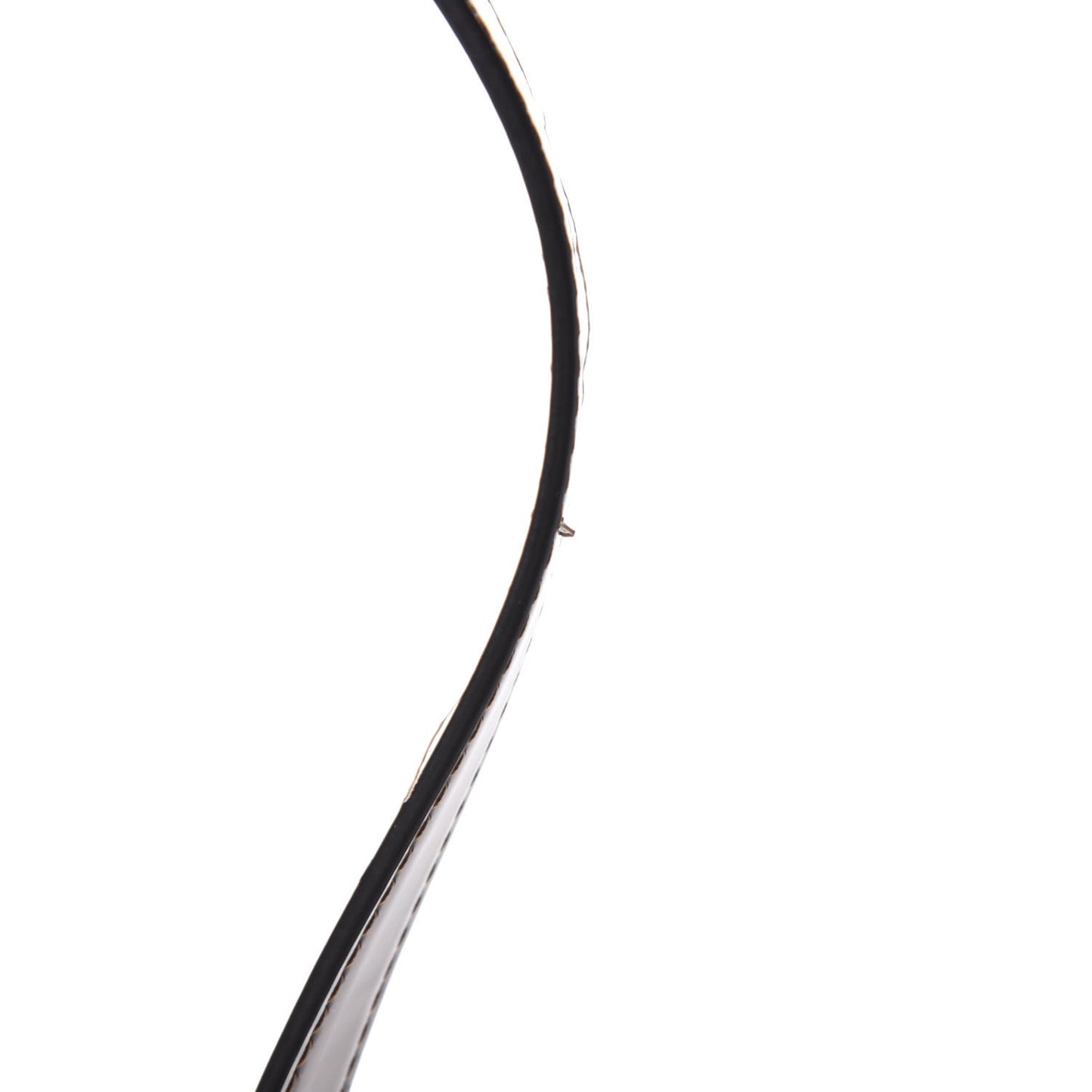 Vitello Vernice Mou Karligraphy Crossbody Bag Ebano